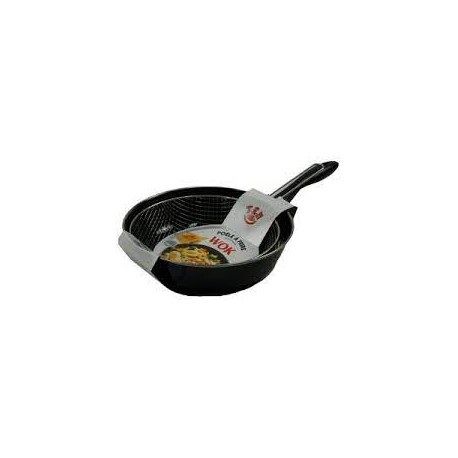 Poêle wok à frire émaillée TEN 28 cm - Cookina